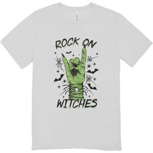 New "Rock on Witches" custom halloween T-shirt | hanes softstyle unisex XL